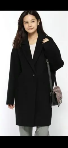 JEANASIS！ダークネイビー チェスターコート