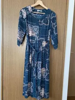 ワンピース　Ciaopanic 七分袖　柄ワンピース