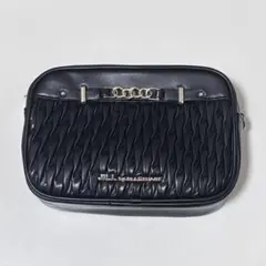 JILLSTUART パフィーポシェット ブラック ショルダーバッグ