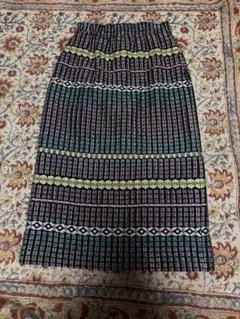 カラージャカードナロースカート