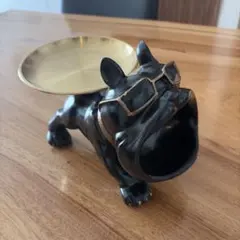 新品！フレンチブルドッグ 小物入れ オブジェ　インテリアトレイ