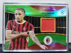topps ucc 2024/25　ノア・オカフォー　レリック　シリ　ミラン