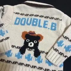 ダブルビー カウチン ジャケット ミキハウス アウター MIKIHOUSE
