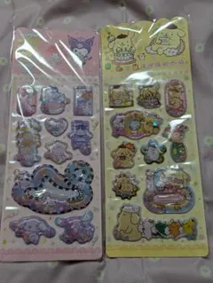 クロミ、プリンウォーターシールセット 2シート