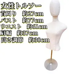 トルソー マネキン レディース ボディ 高さ調節可能