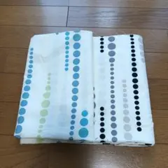 生地　水色約97cm×約62cm　黒108cm×98cm　2枚