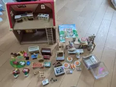 シルバニアファミリー 家と小物4点セット