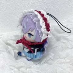 〈red〉にじぱぺっと 10cmぬい おまんじゅう ぬい帽子