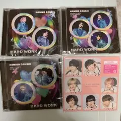 なにわ男子 HARD WORK CD 4点セット