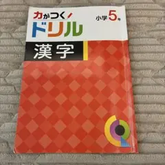 力がつく！ドリル 漢字 小学5年のサムネイル