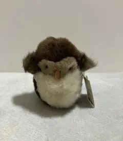 昭和レトロ オオイケ OIKE フクロウ ぬいぐるみ マスコット 白