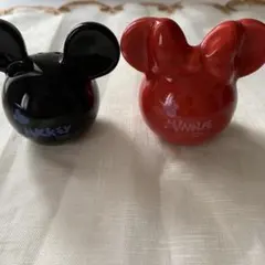 ディズニー調味料入れ　ミッキー＆ミニー