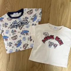 しまむら ANGEL BLUE エンジェルブルー 半袖Tシャツ 2枚セット 90のサムネイル