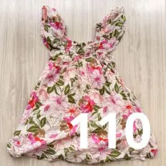 ◆美品◆花柄ワンピース キッズ 子供服 ピンク系　baby gap