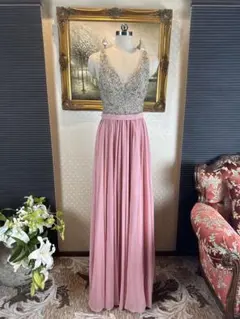 スリットAラインロングドレス演奏会ステージ誕生二次会パティーキャバ嬢ナイトクラブ