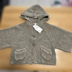 レディース 7部丈 新品未使用 コート型 ニットカーディガン セーター