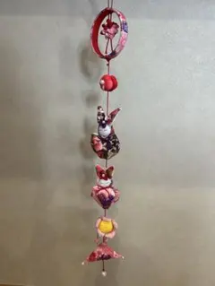 みち様専用　2点セット 吊るし飾り　吊るし雛　ちりめん細工