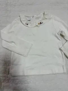 週末限定セール　familiar 長袖シャツ 100 ホワイト