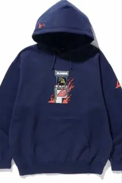 XLARGE 刺繍パーカー ネイビー
