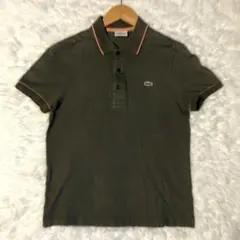 LACTOSE ラコステ 半袖ポロシャツ サイズ3 襟ライン グリーン