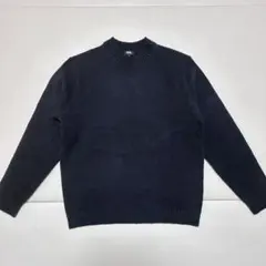 UNIQLO スフレヤーン クルーネックニット ネイビー M 美品