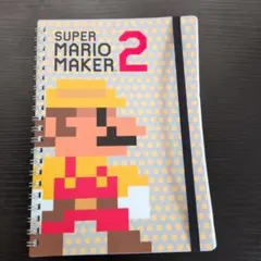 ドットマリオ A5リングノート スーパーマリオメーカー2