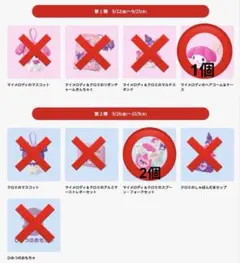 ハッピーセット　3点　マクドナルド　￼マイメロディ＆クロミ　サンリオ