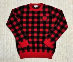【美品】サイズ2 ジャックバニーJACK BUNNY チェック柄ニットセーター