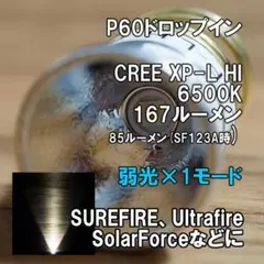 H2T 雷光壱眼 (CREE XP-P 6000K) ドロップインモジュール - メルカリ