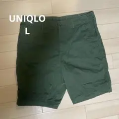 【UNIQLO】オリーブグリーン Lサイズ ショートパンツ