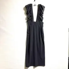 【RIVIETTA】　リヴィエッタ　フリル　ロングスカート　スリット M