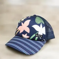 ROXY ロキシー ガールズ かわいい花柄 半メッシュキャップ キッズ 女児のサムネイル