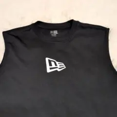 New Era ★ニューエラノースリーブ タンクトップブラックXXLビッグサイズのサムネイル