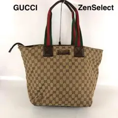 GUCCI グッチ GGキャンバス シェリーライン ハンドバッグ レディース