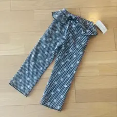 【新品タグ付き】アカチャンホンポ ジャガードパンツ 100 チェック柄のサムネイル