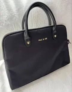 PAUL & JOE ポール&ジョー ビジネス、PCバッグ 黒 A4収納可能