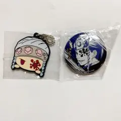 鬼滅の刃　お団子シリーズ　ラバーストラップ　缶バッジ　宇髄天元