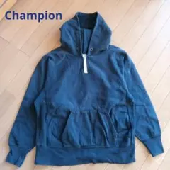 チャンピオン ネイビー パーカー Lサイズ