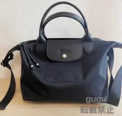 未使用LONGCHAMP プリアージュ エナジートップハンドルバッグブラック