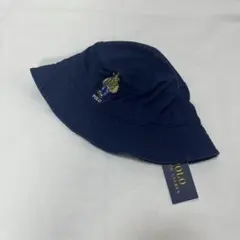 POLO RALPH LAUREN ベアバケットハット S/M ネイビー