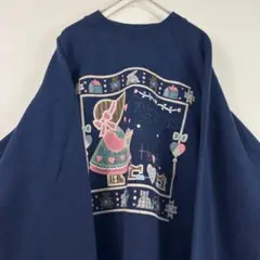 Hanes ヘインズ ロゴトレーナー スウェット 紺 ネイビー