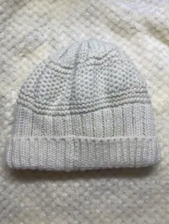 ニット帽 ホワイト