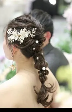 【お値下げしました】パールヘアピン（7本入）