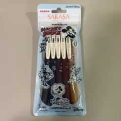 ゼブラ SARASA ディズニー ビンテージカラー5本セット