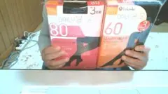 DAILY満足（fukuske)６０,８０デニール(黒）（各３足組）L～LL