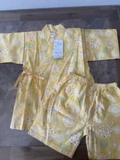 女児　甚平　110 くろわっさんすべべ