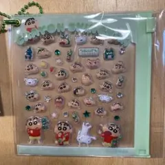 クレヨンしんちゃん デコぱーつ　シールタイプ　緑