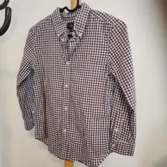 Ralph Lauren チェック柄長袖シャツ 130/64
