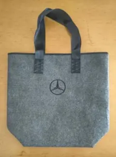 未使用 Mercedes-Benz フェルトトートバッグ グレー