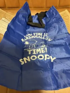 非売品　新品 希少　レア　スヌーピー お買い物　エコ　バック　ブルー　青